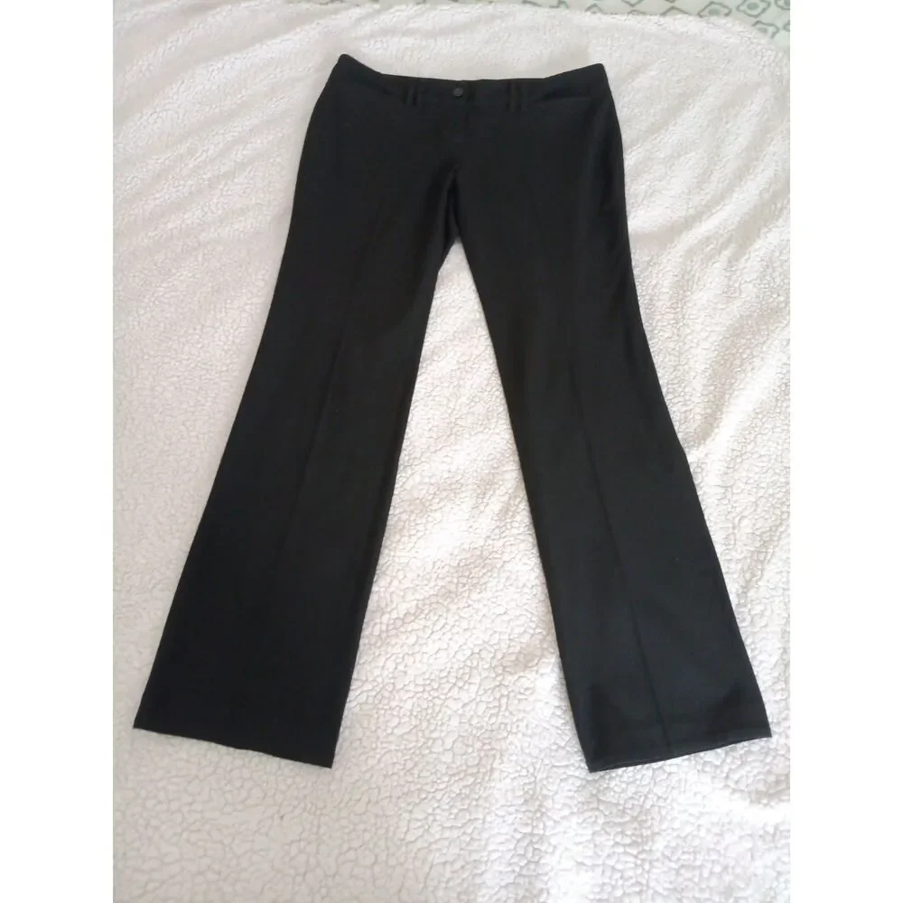 MICHAEL Michael Kors Black Flare Dress Pants Trousers Women's Size 10